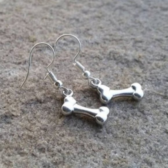 2/$8 or 4/$12~Dog Bone Earrings - Picture 1 of 6